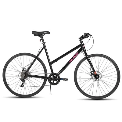 Joykie Hiland 700c 7 Speed ​​Aluminium Alloy Frame City Bike With Brake Disc For Men Women Women Urban City Basikal